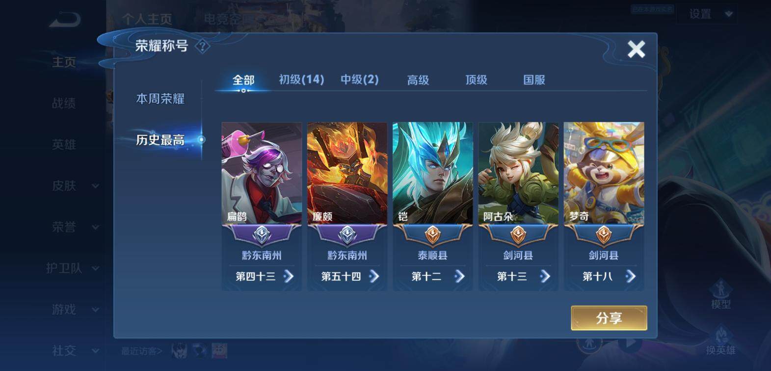 WZCMW4192117王者荣耀账号详情图4