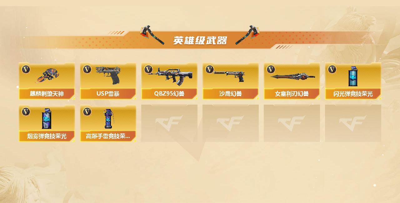 CFLX317589穿越火线账号详情图3 CFLX317589穿越火线账号详情图3
