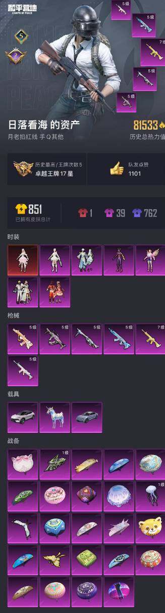 HPCMW3421667和平精英账号详情图2 HPCMW3421667和平精英账号详情图2