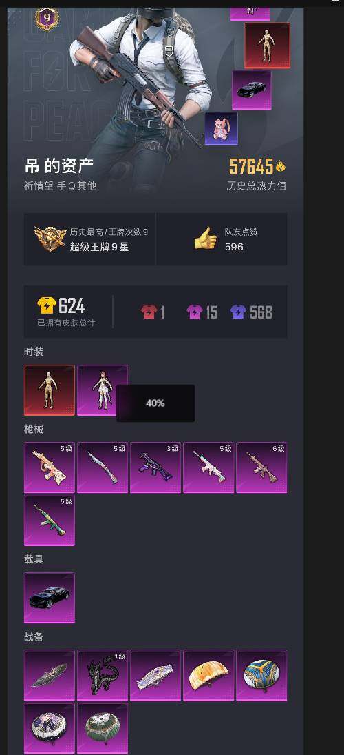 HPCMW3421694和平精英账号详情图2 HPCMW3421694和平精英账号详情图2