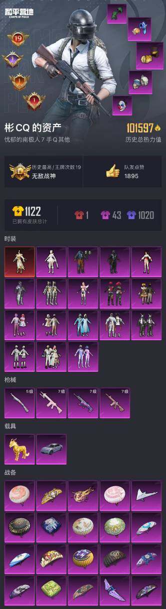 HPCMW3421691和平精英账号详情图2 HPCMW3421691和平精英账号详情图2